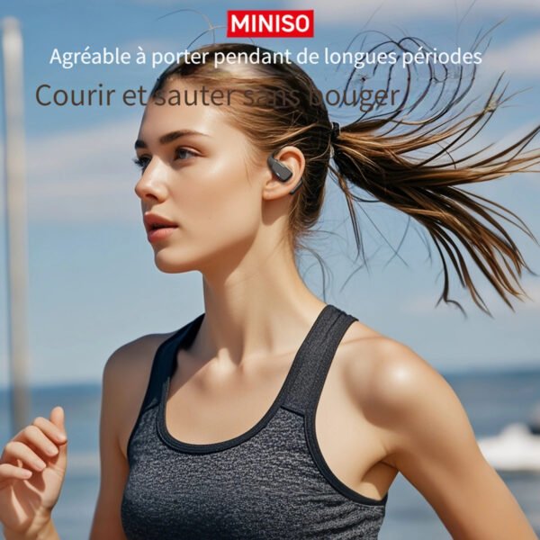 Écouteurs Sans Fil MINISO M98 avec Traduction IA - 135 Langues en Temps Réel, Conception Ouverte avec Écran Tactile Couleur et Retour Haptique, Autonomie de 35H, Micro Intégré, Chargement USB-C pour Jeux/Appels Téléphoniques/Musique, Outil de Traduction Multimédia, Casque Haut-De-Gamme – Image 9