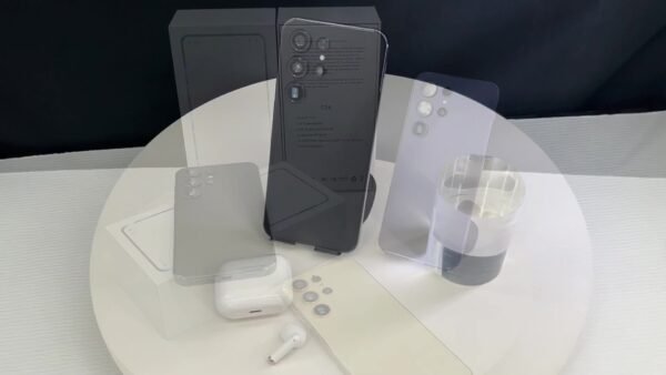 Smartphone déverrouillé 5G pour Android 13 - 8 Go + 256 Go / Écran 6,8" / Caméra 50 MP + 13 MP / Batterie 6800 mAh / Double SIM / Face ID / GPS - Livré avec casque audio, câble de charge, étui et film anti-rayures, W&O – Image 13