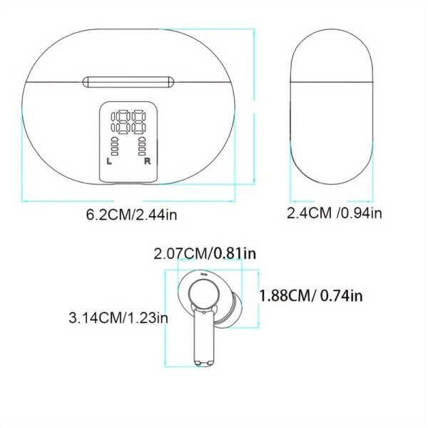 Écouteurs de Traduction en Temps Réel pour Plus de 100 Langues avec Contrôle par Application, Traduction Voix & Vidéo Bidirectionnelle pour Voyage, Affaires & Cadeaux, Rechargeables par USB, Sans Fil, Compatibles avec iOS & Android, Prise en Charge de 150 Langues, Écouteurs de Traduction pour Voyage | Design Compact | Support Multilingue – Image 2