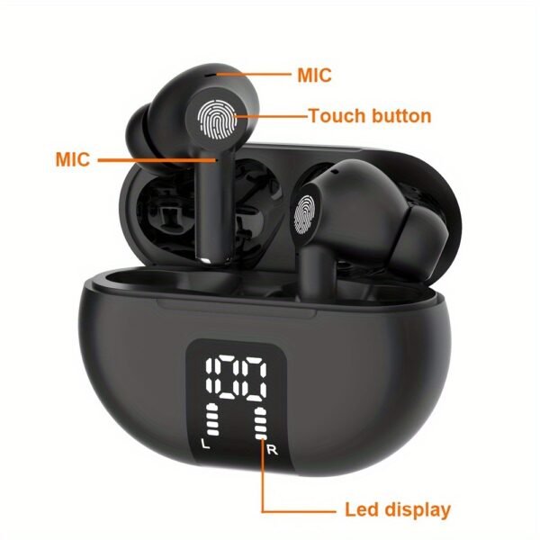 Écouteurs de Traduction en Temps Réel pour Plus de 100 Langues avec Contrôle par Application, Traduction Voix & Vidéo Bidirectionnelle pour Voyage, Affaires & Cadeaux, Rechargeables par USB, Sans Fil, Compatibles avec iOS & Android, Prise en Charge de 150 Langues, Écouteurs de Traduction pour Voyage | Design Compact | Support Multilingue – Image 11