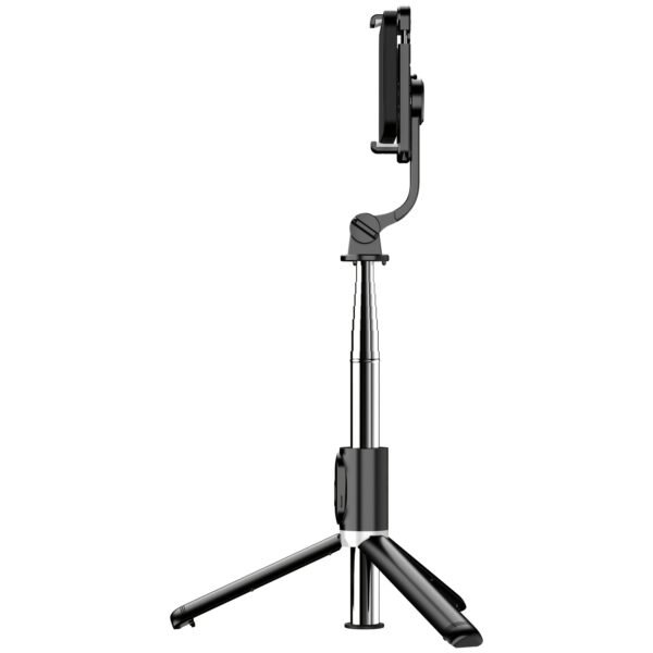 Trépied de perche à selfie pour téléphone portable de 40 po, support de trépied extensible tout-en-1 pour smartphone avec télécommande sans fil, rotation à 360° pour iPhone 14/13/12/12 Pro/11/11 Pro/XS/XR/X/8/7 Plus, pour les smartphones Samsung, Google, LG, Sony – Image 4