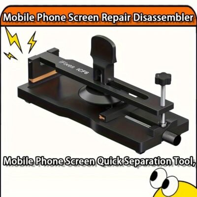 Outil de désassemblage de réparation d'écran de téléphone portable, outil de séparation rapide d'écran de téléphone portable, protection de sécurité, retrait non destructeur, séparateur d'écran manuel sans rechargement
