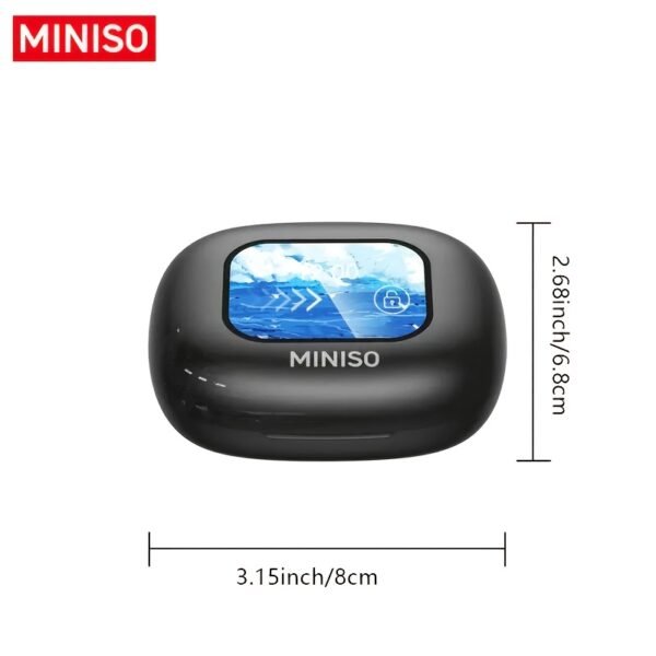 Écouteurs de Traduction Ouverts MINISO X30 AI | 135 Langues, Écran Tactile, Autonomie Longue Durée, Son Haute Qualité, Micro Intégré, Chargement USB | Idéal pour le Travail, les Voyages et l'Étude, Écouteurs Ergonomiques – Image 2