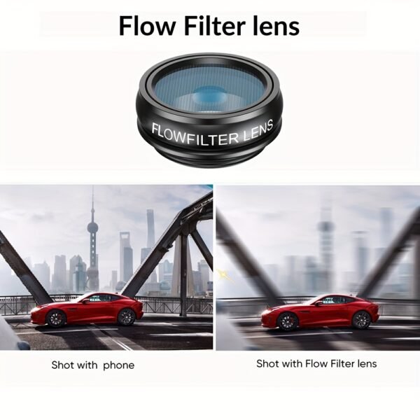 Kit d'Objectifs pour Téléphone APEXEL 10 en 1 - Objectif Télescopique 22X, Objectif Œil de Poisson 198°, Objectif Grand Angle et Objectif Macro (Vissés Ensemble), Kit de Photographie pour iPhone 16/15/14/13 Pro Max, Samsung et la Plupart des Smartphones – Image 10