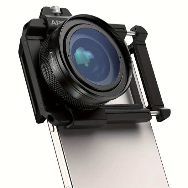 Objectif Macro DSLR Zoom 2en1 APEXEL, Grande Ouverture F1.05, Équipé d'un Filtre CPL de 37mm, Clip Extensible Universel Léger de 88g pour iPhone, Samsung, Huawei, Xiaomi et la Plupart des Smartphones – Image 3
