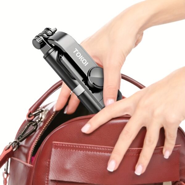 Trépied de perche à selfie pour téléphone portable de 40 po, support de trépied extensible tout-en-1 pour smartphone avec télécommande sans fil, rotation à 360° pour iPhone 14/13/12/12 Pro/11/11 Pro/XS/XR/X/8/7 Plus, pour les smartphones Samsung, Google, LG, Sony – Image 11