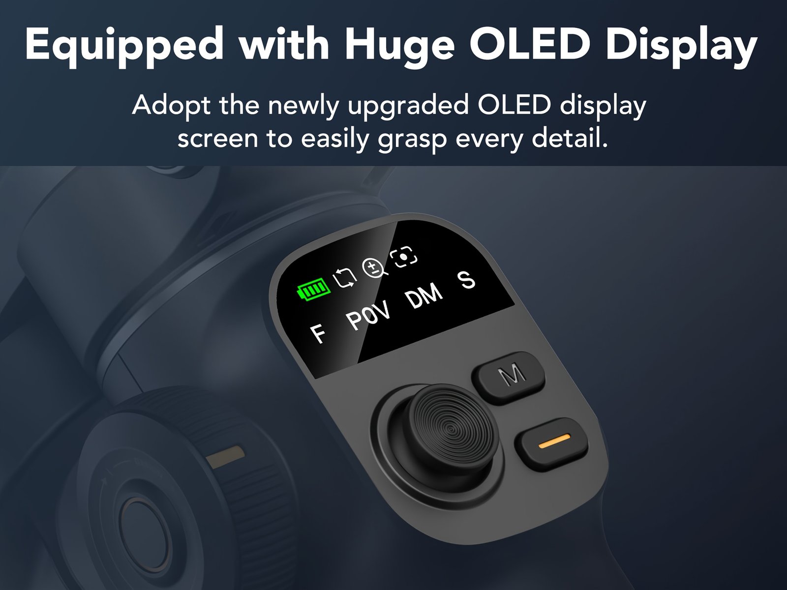 AOCHUAN Smart X2 Stabilisateur de Téléphone Gimbal pour Sport en Plein Air, Trépied à Déclencheur Automatique, Réglage Pliable avec Affichage LED au Sol, Contrôle par Gestes, Suivi de Visage et Corps, Fonction Anti-secousse