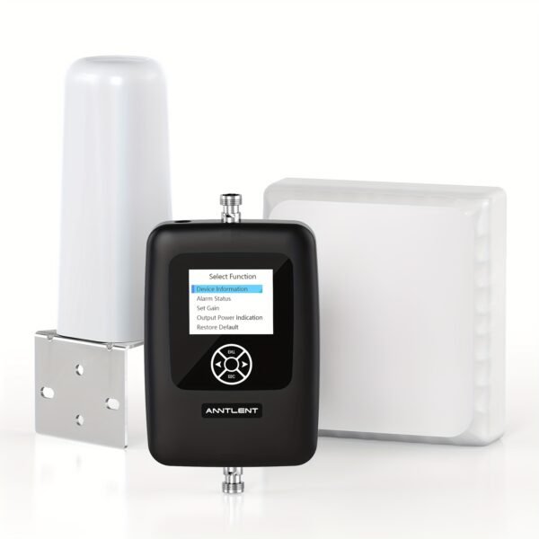 Booster de Signal Série N50, Supporte les Bandes 1/3/7/8/20 pour Bureau à Domicile | Amplificateur de Signal HD Écran Tactile avec Antenne Omni Extérieure pour 4G LTE et 3G