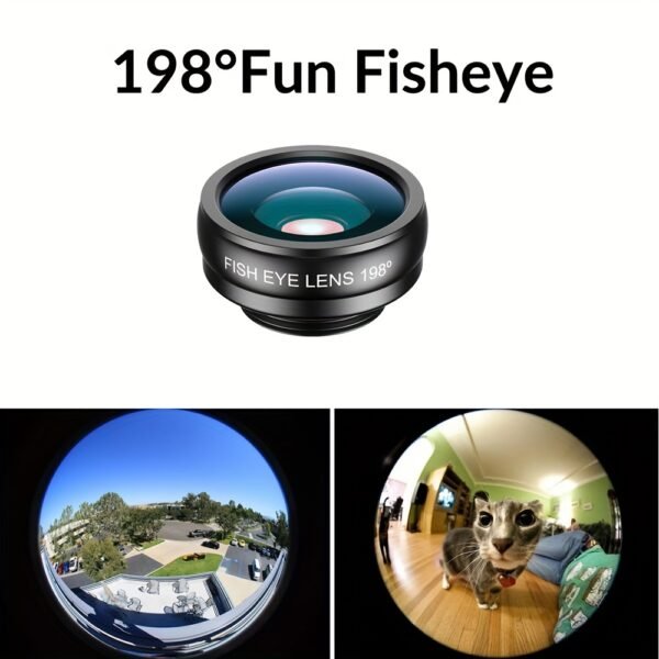 Kit d'Objectifs pour Téléphone APEXEL 10 en 1 - Objectif Télescopique 22X, Objectif Œil de Poisson 198°, Objectif Grand Angle et Objectif Macro (Vissés Ensemble), Kit de Photographie pour iPhone 16/15/14/13 Pro Max, Samsung et la Plupart des Smartphones – Image 8