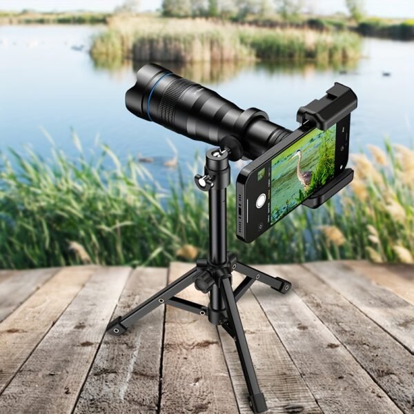 Kit d'Objectif Téléobjectif APEXEL 36X pour Smartphone, Lentille de Caméra pour Téléphone Portable avec Attache Universelle, Objectif de Photographie HD pour iPhone et la Plupart des Smartphones - Objectif Téléphoto à Haute Grossissement pour Photographie de Concerts et Observation des Oiseaux, APExel – Image 7