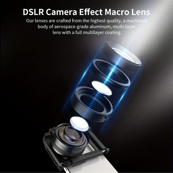 Objectif zoom APEXEL 10X-20X pour la photographie avec smartphone, objectif optique haute définition – Image 7