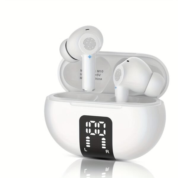 Écouteurs de Traduction en Temps Réel pour Plus de 100 Langues avec Contrôle par Application, Traduction Voix & Vidéo Bidirectionnelle pour Voyage, Affaires & Cadeaux, Rechargeables par USB, Sans Fil, Compatibles avec iOS & Android, Prise en Charge de 150 Langues, Écouteurs de Traduction pour Voyage | Design Compact | Support Multilingue – Image 3