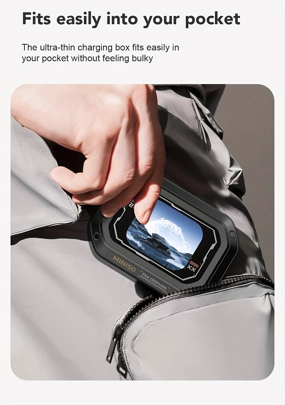 Écouteurs Sans Fil MINISO M98 avec Traduction IA - 135 Langues en Temps Réel, Conception Ouverte avec Écran Tactile Couleur et Retour Haptique, Autonomie de 35H, Micro Intégré, Chargement USB-C pour Jeux/Appels Téléphoniques/Musique, Outil de Traduction Multimédia, Casque Haut-De-Gamme