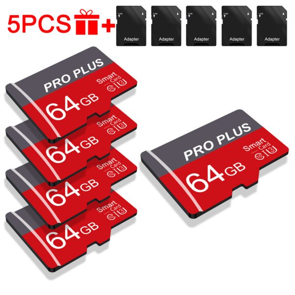 5pièces Carte Mémoire 128 Go 64 Go 32 Go 16 Go Avec Adaptateur, Carte Mémoire Haute Vitesse 8 Go 4 Go 2 Go 1 Go, Carte Mémoire U3 C10 A1 TF 512 Mo 256 Mo 128 Mo 64 Mo Pour Tablette/caméra/téléphone/audio de Voiture, Stockez Vos Fichiers En Toute Sécurité ! – Image 19
