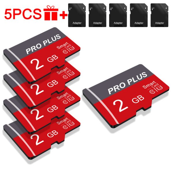 5pièces Carte Mémoire 128 Go 64 Go 32 Go 16 Go Avec Adaptateur, Carte Mémoire Haute Vitesse 8 Go 4 Go 2 Go 1 Go, Carte Mémoire U3 C10 A1 TF 512 Mo 256 Mo 128 Mo 64 Mo Pour Tablette/caméra/téléphone/audio de Voiture, Stockez Vos Fichiers En Toute Sécurité ! – Image 13