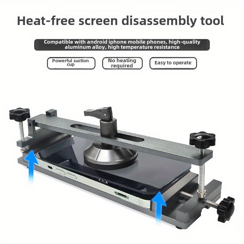 Outil de Retrait d'Écran sans Chauffage Ventouse Ouvre-Écran Séparation Téléphone Portable Retrait Écran Non Destructif Couverture Main Dispositif de Retrait et Récupération d'Écran en Verre